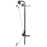 NNEVL Wall-mounted Power Tower with Barbell and Dumbbell Set 30.5 kg