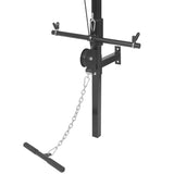 NNEVL Wall-mounted Power Tower with Weight Plates 40 kg