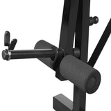 NNEVL Weight Bench with Weight Rack&Barbell and Dumbbell Set 60.5kg