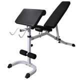 NNEVL Workout Bench with Weight Rack&Barbell and Dumbbell Set 120 kg