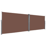 NNEVL Retractable Side Awning 180x600 cm Brown