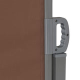 NNEVL Retractable Side Awning 180x600 cm Brown
