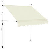 NNEVL Manual Retractable Awning 200 cm Cream