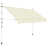 NNEVL Manual Retractable Awning 250 cm Cream