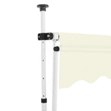 NNEVL Manual Retractable Awning 300 cm Cream