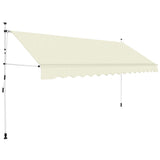 NNEVL Manual Retractable Awning 350 cm Cream