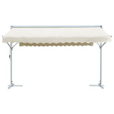 NNEVL Free Standing Awning 4x3 m Cream