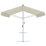 NNEVL Free Standing Awning 4x3 m Cream