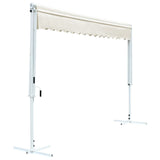 NNEVL Free Standing Awning 4x3 m Cream