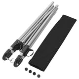 NNEVL Hammock with Foldable Stand Black