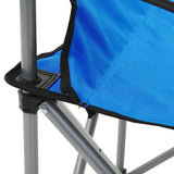 NNEVL Camping Table and Chair Set 3 Pieces Blue