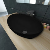 NNEVL Ceramic Basin 40x33 cm Black