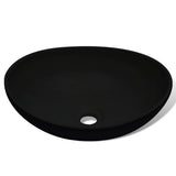 NNEVL Ceramic Basin 40x33 cm Black