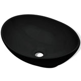 NNEVL Ceramic Basin 40x33 cm Black