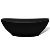 NNEVL Ceramic Basin 40x33 cm Black