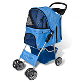 NNEVL Dog Stroller 15 kg Blue