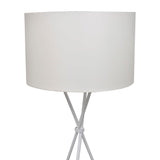 NNEVL Floor Lamp with Stand White 139 cm