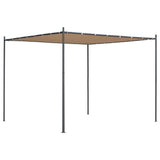 NNEVL Gazebo with Roof 3x3 m Beige