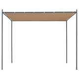 NNEVL Gazebo with Roof 3x3 m Beige