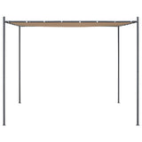 NNEVL Gazebo with Roof 3x3 m Beige