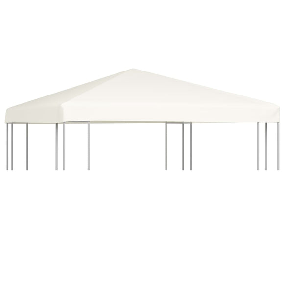 NNEVL Gazebo Top Cover 310 g/m² 3x3 m Cream White