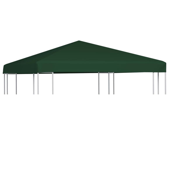 NNEVL Gazebo Top Cover 310 g/m² 3x3 m Green