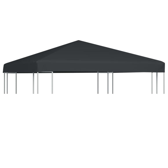 NNEVL Gazebo Top Cover 310 g/m² 3x3 m Grey