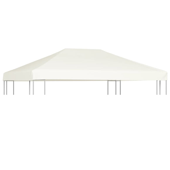NNEVL Gazebo Top Cover 310 g/m² 4x3 m Cream White