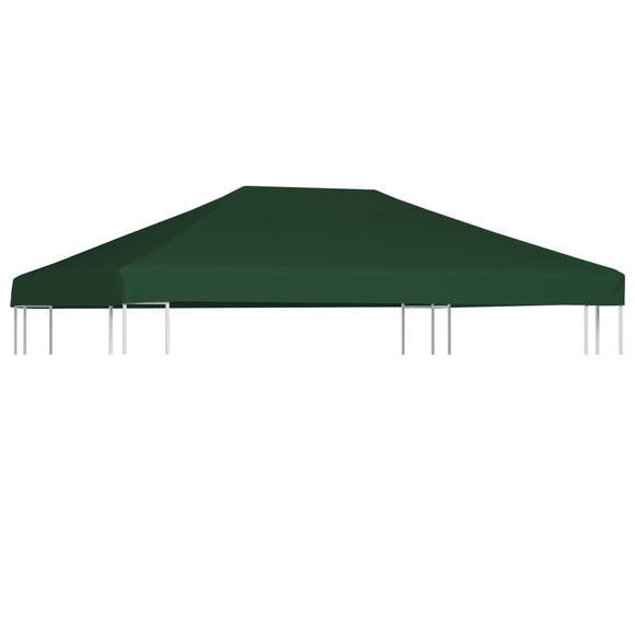 NNEVL Gazebo Top Cover 310 g/m² 4x3 m Green