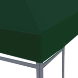 NNEVL Gazebo Top Cover 310 g/m² 4x3 m Green