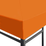 NNEVL Gazebo Top Cover 310 g/m² 4x3 m Orange
