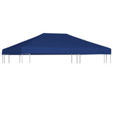 NNEVL Gazebo Top Cover 310 g/m² 4x3 m Blue
