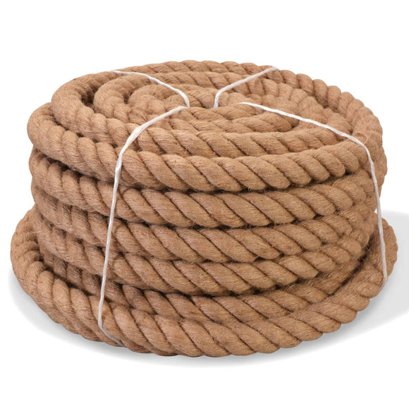 NNEVL Rope 100% Jute 20 mm 100 m