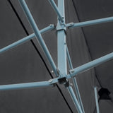 NNEVL Folding Pop-up Partytent with Sidewalls 3x6 m Anthracite