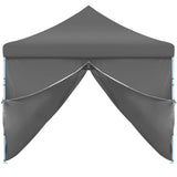 NNEVL Folding Pop-up Party Tent with 8 Sidewalls 3x9 m Anthracite