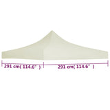 NNEVL Party Tent Roof 3x3 m Cream