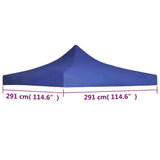 NNEVL Party Tent Roof 3x3 m Blue