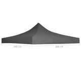 NNEVL Party Tent Roof 3x3 m Anthracite