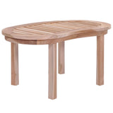 NNEVL Banana-shaped Coffee Table Solid Teak