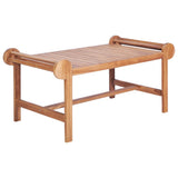 NNEVL Coffee Table 100x50x45 cm Solid Teak