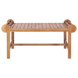 NNEVL Coffee Table 100x50x45 cm Solid Teak
