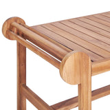 NNEVL Coffee Table 100x50x45 cm Solid Teak