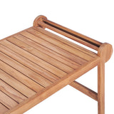 NNEVL Coffee Table 100x50x45 cm Solid Teak