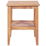 NNEVL Coffee Table 40x40x50 cm Square Solid Teak