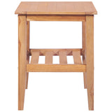 NNEVL Coffee Table 40x40x50 cm Square Solid Teak