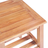 NNEVL Coffee Table 40x40x50 cm Square Solid Teak