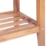 NNEVL Coffee Table 40x40x50 cm Square Solid Teak