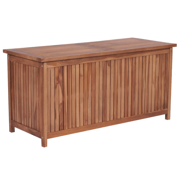NNEVL Garden Storage Box 120x50x58 cm Solid Teak Wood