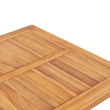 NNEVL 3 Piece Bar Set Solid Teak Wood
