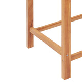NNEVL 3 Piece Bar Set Solid Teak Wood